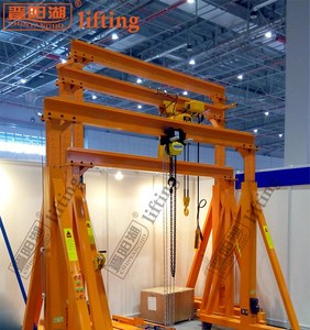 Mini xách tay giàn cần cẩu 1ton 2ton 3ton 5ton a-frame di động giàn cần cẩu thiết bị nâng hạ - Product Image 5