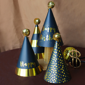 Trang Trí Tiệc Polka Dot Sọc Sinh Nhật Bên Mũ Sequin Bóng Lông Trang Trí Tiệc Sinh Nhật - Product Image 2