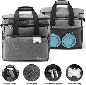 Sac de voyage pour chien gratuit pour les fournitures - Cadeau idéal pour les propriétaires de chiens - Comprend 2 bols de voyage sans BPA - Product Image 2