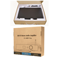 Amplificateur stéréo Hi-Fi CL-300W Pro |   Mini DAC DSP 2x275W en alliage d'aluminium avec entrées optiques/USB 5.0, WIFI, AirPlay 2, ARC pour caisson de basses domestique
