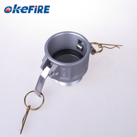 Raccord rapide Camlock de type B en aluminium anodisé haute pression Okefire American Standard pour système de tuyau d'eau