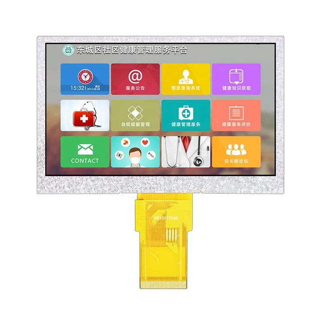 QTSS 4.3 Inch TFT LCD Display Module Screen 480x272 NV3041A RGB SPI RTP CTP Touch Display with 4.3'' LCD