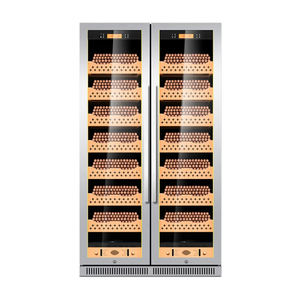 Humidor Comercial Eléctrico Digital de Zona Única con Control de Temperatura y Humedad, Revestimiento de Cedro, Acero Inoxidable y Eliminación de Amoníaco - Product Image 6