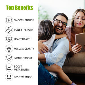 مكمل غذائي طبيعي بنكهة التوت على شكل حلوى جيلاتينية يحتوي على فيتامين د3 + ب12 لدعم المناعة وزيادة الطاقة والتحمل - Product Image 6