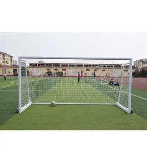 Alüminyum malzeme ve beyaz (standart renk) 24*8 'ile futbol futbol gol kapısı