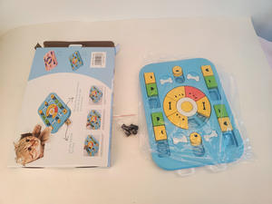 Gelişmiş sürgülü labirent Pet köpek interaktif aktivite gıda bulmaca yavaş besleyici Feeden tırnak törpüsü tedavi oyuncak zenginleştirme oyuncaklar için çivi - Product Image 3