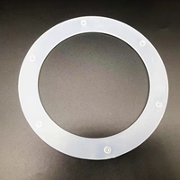 Joint torique plat en caoutchouc silicone blanc, personnalisable, perforé, marque NER, modèle NER-rubber Seal O Ring