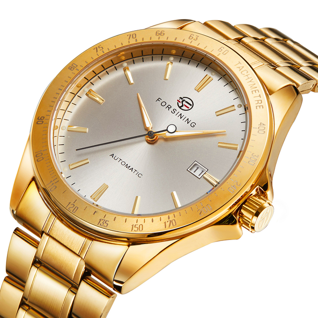 Good Price Watch China Factory Forsining New Arrive Men Watches Automatic Luxury Gold Color Custom logo High End Wristwatch