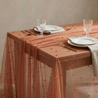 Housse de table pour fête prénuptiale, décoration de table pour mariage et anniversaire