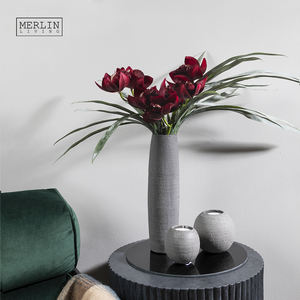 Vaso in <span class=keywords><strong>Ceramica</strong></span> Naturale Minimalista Moderno Merlin Living, Portacandele in Stile Nordico, <span class=keywords><strong>Piccoli</strong></span> <span class=keywords><strong>Vasi</strong></span> in Porcellana per Fiori - Product Image 3