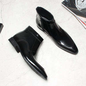 Chaussures Oxford pour hommes britanniques en cuir véritable imperméable, à bout fermé, faites à la main, pour mariage, formelles, décontractées, antidérapantes, avec boucles et sangles - Product Image 3