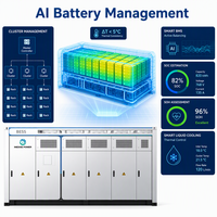 Sistema de Almacenamiento de Energía Solar Híbrido Inedge Power, Batería de Almacenamiento de Energía Renovable de 1MWh 2MWh, BMS, EMS, BESS, Sistema de Almacenamiento de Energía en Contenedor Refrigerado por Líquido