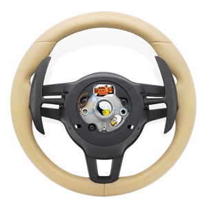 Volante de cuero a <span class=keywords><strong>precio</strong></span> mayorista de fábrica para <span class=keywords><strong>Porsche</strong></span> Cayenne Macan <span class=keywords><strong>Cayman</strong></span> Boxster 718 991 911 Panamera Upgrade - Product Image 5