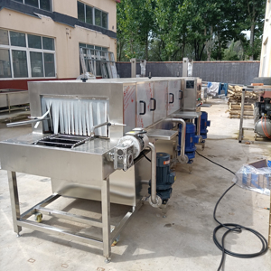 Plastik sepet/palet/plaka/tepsi/sandık yıkayıcı için fabrika kullanımı tünel tipi temizleme makinesi - Product Image 3