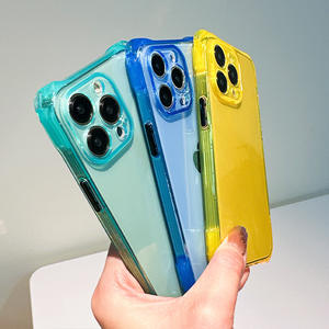 Custodia <span class=keywords><strong>per</strong></span> cellulare antiurto in Silicone personalizzata all'ingrosso con cordino a gancio a 4 angoli <span class=keywords><strong>per</strong></span> <span class=keywords><strong>iPhone</strong></span> 15 14 13 <span class=keywords><strong>11</strong></span> Pro Max <span class=keywords><strong>Cover</strong></span> morbida in TPU - Product Image 4