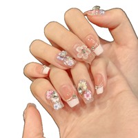 Nouvel Arrivage Faux Ongles Transparents Nude à Coller en Acrylique Couverture Complète Accepte Petites Commandes