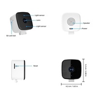 K13 Kamera Deteksi Alarm Penglihatan Malam Berwarna HD 1080P Multifungsi Nirkabel Wi-Fi Terlaris