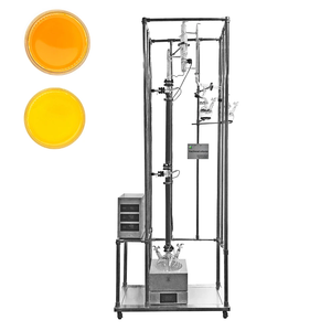 Columna de Destilación Fraccionada de Petróleo Crudo para Laboratorio, Equipo de Destilación al Vacío en Vidrio - Product Image 2