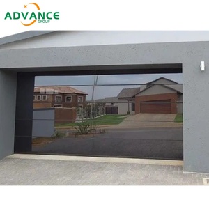 Moderne luxe trempé miroir verre sectionnel automatique commercial aluminium sans cadre <span class=keywords><strong>deux</strong></span> voitures <span class=keywords><strong>portes</strong></span> <span class=keywords><strong>de</strong></span> <span class=keywords><strong>garage</strong></span> pour villas - Product Image 2