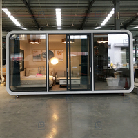 Maison portable de 4 pièces de 40 pieds en gros Maisons en conteneur d'expédition avec mobilier Cabine Apple