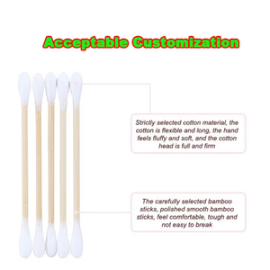 385pcs Double-Tipped <b>Cotton</b> Swabs with Paper Stick Blister Card Packed Excellent for Cleanroom Cleaning and Care - Product Image 3