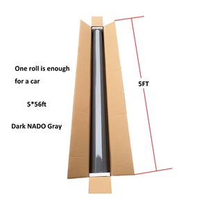 ฟิล์มไวนิลหุ้มรถยนต์สีเทาคริสตัลแบบมันเงาพิเศษ วัสดุ PVC สำหรับหุ้มตัวรถสีเทา พร้อมระบบไล่อากาศ ไม่มีฟองอากาศ - Product Image 2