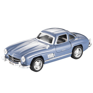 Modèle de voiture classique Mercedes-Benz 00SL à l'échelle 1:32 en <span class=keywords><strong>métal</strong></span> avec son et lumière, portes ouvrantes, fonction de recul - Jouet vintage pour enfants de 14 ans et plus - Product Image 5