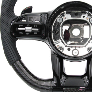 Volante de Coche de Fibra de Carbono Negro Completo de Fabricante para <span class=keywords><strong>Mercedes</strong></span> Benz Clase C Amg W463 Glc 300 <span class=keywords><strong>2018</strong></span> - Product Image 5