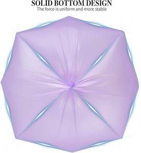 Hot Sale Custom Fragrance Garbage <b>Bag</b>, HDPE/LDPE Gusseted <b>Lavender</b> Scented Vest Trash <b>Bag</b> On Roll - Product Image 4