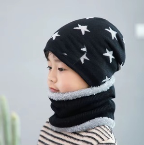 Conjunto de Gorro Holgado Cálido y Bufanda para Hombre, Niño y Adulto, Gorro de Punto con Forro Polar y Cuello Tipo Gaiter, Regalo Promocional - Product Image 4