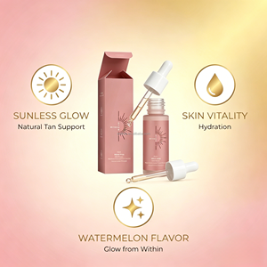 Gotas Bronceadoras Líquidas Orales de Marca Privada al por Mayor, Bronceador Natural, <span class=keywords><strong>Autobronceador</strong></span>, Antioxidante, Vitamina E, Aloe Vera, Fórmula Personalizada - Product Image 5