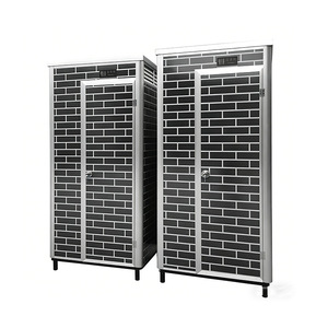 ห้องน้ำเคลื่อนที่แบบเรียบง่ายสำหรับโรงงาน ขายส่ง ห้องน้ำกลางแจ้งสำหรับพื้นที่ชนบท แบบเดี่ยวและแบบคู่ มีหลายสี สำหรับการค้าระหว่างประเทศ กรุณาติดต่อคุณเยา - Product Image 5