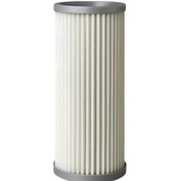 Cartouche filtrante plissée antistatique avec polyester conducteur, filtration 0,3 micron pour charbon, céréales, farine, poussière et zones ATEX