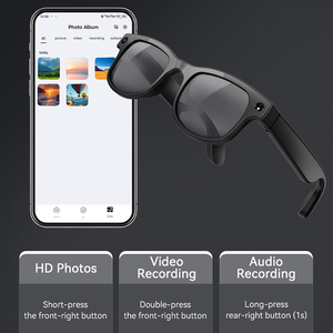 Smart Glasses 8M Pixels <b>Camera</b> 1200P Video Recording Music Calling <b>Real</b>-time Al Recognition Translation Touch Control - Product Image 5