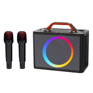RGB Light <b>Wireless</b> Speaker Wholesale Portable Speaker Cool Light Mode Machine with Two <b>Microphones</b> - Product Image 1