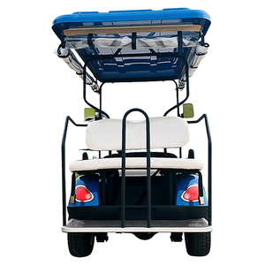 Voiturettes de golf électriques 4 places personnalisées à quatre roues pour les bus touristiques touristiques et les services de navette - Product Image 4