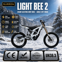 2026 Surron Light Bee 2 24kW Moto tout-terrain électrique nouvelle génération avec batterie semi-solide et cadre amélioré, vitesse de 65 MPH, exportateur direct d'usine