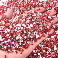 BOBOHOO nouvelles couleurs lumière série SS6-SS30 verre cristal Non Hotfix verre Flatback strass Strass cristal clair Nail Art bricolage