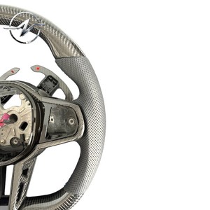 <span class=keywords><strong>Volante</strong></span> Deportivo de 3 Radios de Fibra de Carbono con Cuero Perforado para <span class=keywords><strong>BMW</strong></span> G05 G20 G30 G2X G3X G8X F9X 2018-2024 - Product Image 3