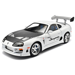 Modellino Auto in Scala 1:24 Supra A80, Auto Sportiva <span class=keywords><strong>Fast</strong></span> & <span class=keywords><strong>Furious</strong></span> JDM in Lega con Suoni e Luci, Modellino in Metallo a Trazione Posteriore - Product Image 2