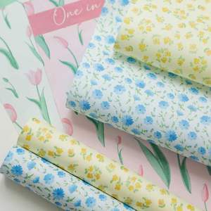2025 New 35*50cm/pcs Colorful Tulip Flower <b>Pattern</b> Printed Kraft <b>Paper</b> Floral Wrapping <b>Paper</b> for Flower Shop Material - Product Image 2