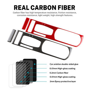 Luxury Carbon Fiber Sticker for Acura ILX 2013-2022 LHD <strong>Cars</strong> Real Soft Interior Kits Including Water Cup <strong>Accessories</strong> - Product Image 6