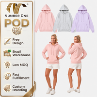 Sweat à capuche personnalisé pour femme, 100% polyester, capuche avec cordon de serrage, poche kangourou, streetwear décontracté pour femme