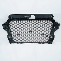 Nouvelle calandre de voiture de haute qualité en nid d'abeille pour Audi 13-16 A3/S3 Sline/Non Sline Noir brillant ABS Maille Installation facile