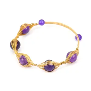 Bracelet en fil d'agate rouge véritable fait à la main Evi l oeil pierre de naissance Chakra guérison perle de cristal réglable bracelet manchette bijoux