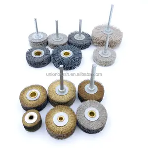 Nylon Brush Abrasive Wire Wheel Brush For Drill Rotary Tool Wood Polishing Deburring