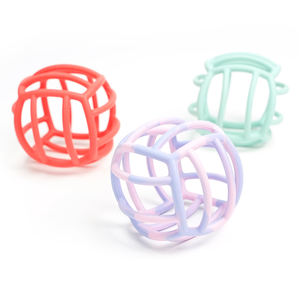 Nuovo Disegno del Commercio All'ingrosso Kids Toy Food Grade BPA Libera Del Silicone Del Bambino Massaggiagengive Sfera - Product Image 3