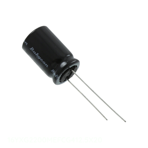 Condensateur original 2200 uF CAP ALUM 2200UF 20% 16V RADIAL à montage traversant 16YXG2200MEFCG412.5X20 - Product Image 1