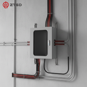 Caja de Conexiones Impermeable - Caja de Distribución con Carcasa Metálica para Conexiones Eléctricas Seguras y Confiables - Product Image 1