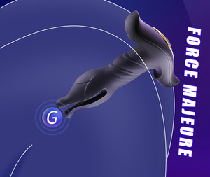 Set di Plug Anali in Silicone OEM con Anello Fallico Vibratore a Doppio Motore Massaggiatore Prostatico Stimolatore Punto G Prezzo di Fabbrica Giocattoli Sessuali Anali per Uomo - Product Image 5